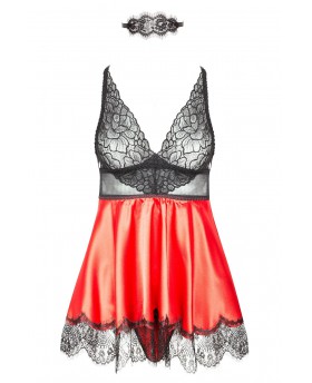Eve chemise with mask red...
