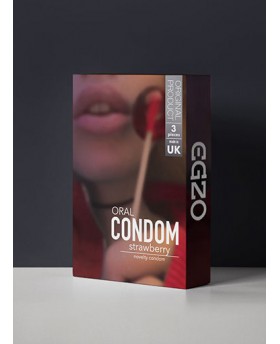EGZO Oral condom STRAWBERRY...