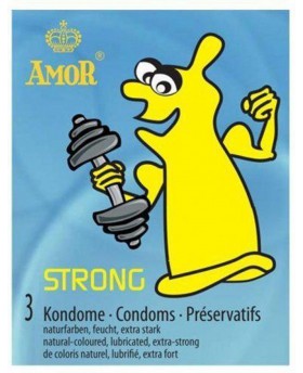 Amor STRONG 3pcs prezerwatywy