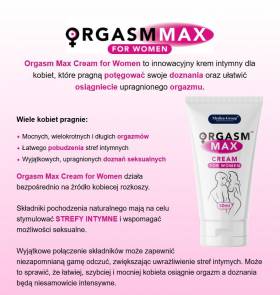 Orgasm Max cream for women...