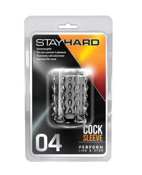 STAY HARD COCK SLEEVE 04 CLEAR