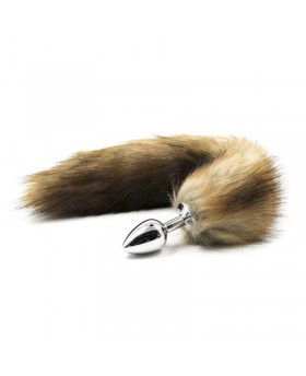 MSX Long Fox Tail marrone...