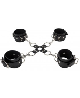 Leather Hand And Legcuffs -...