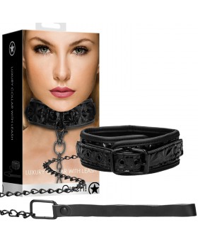 Luxury Collar with Leash -...