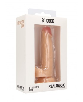 Realistic Cock - 8" - With...