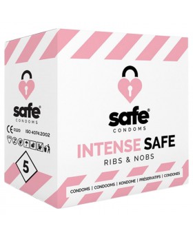 Condoms Intense Safe Ribs &...