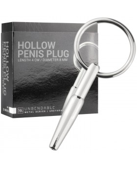 Hollow Metal Penis Plug -...