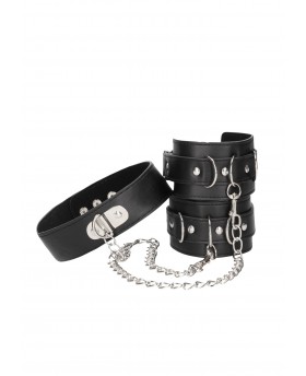 Bonded Leather Collar With...