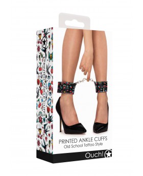 Ouch! Printed Ankle Cuffs -...