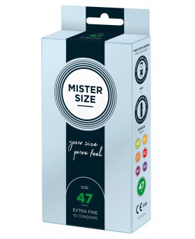 Mister Size 47mm pack of 10...
