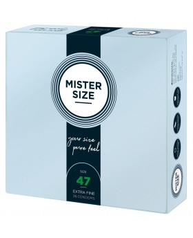 Mister Size 47mm pack of 36