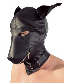 Maska-Imitation leather dog...