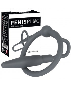 Penis Plug with Glans Ring...