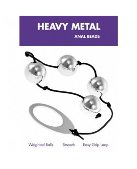 Heavy Metal Anal Beads Kinx