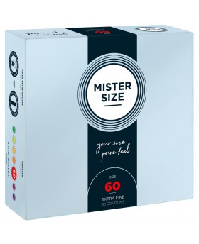 Mister Size 60mm pack of 36