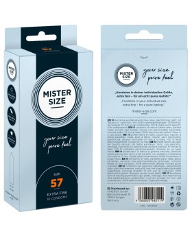 Mister Size 57mm pack of 10...