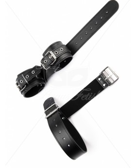 Bondage Collar and Wrist Cuffs
