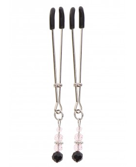 Tweezers With Beads Silver...