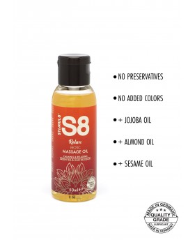 S8 Massage Oil Box 3x 50ml...