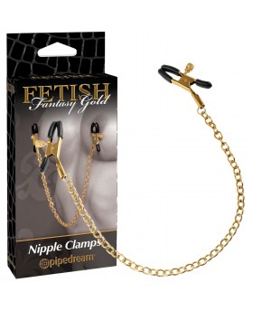 FF GOLD NIPPLE CHAIN CLAMPS...