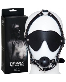 Eye Mask With Ball Gag...