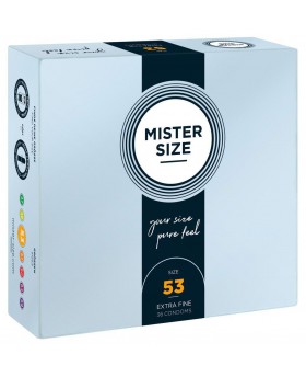 Mister Size 53mm pack of 36