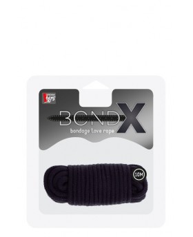 BONDX LOVE ROPE 10M BLACK