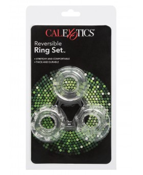 REVERSIBLE RING SET CLEAR