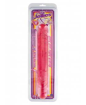 DOUBLE DONG 12"" PINK JELLY