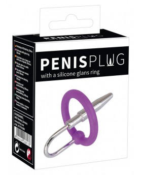Penis Plug+Silicone Glans...