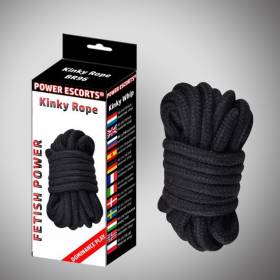 Kinky rope black soft...