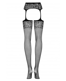 Garter stockings S500 czarne